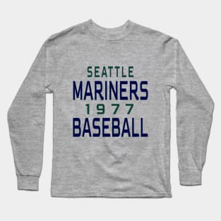 Seattle Mariners 1977 Baseball Classic Long Sleeve T-Shirt